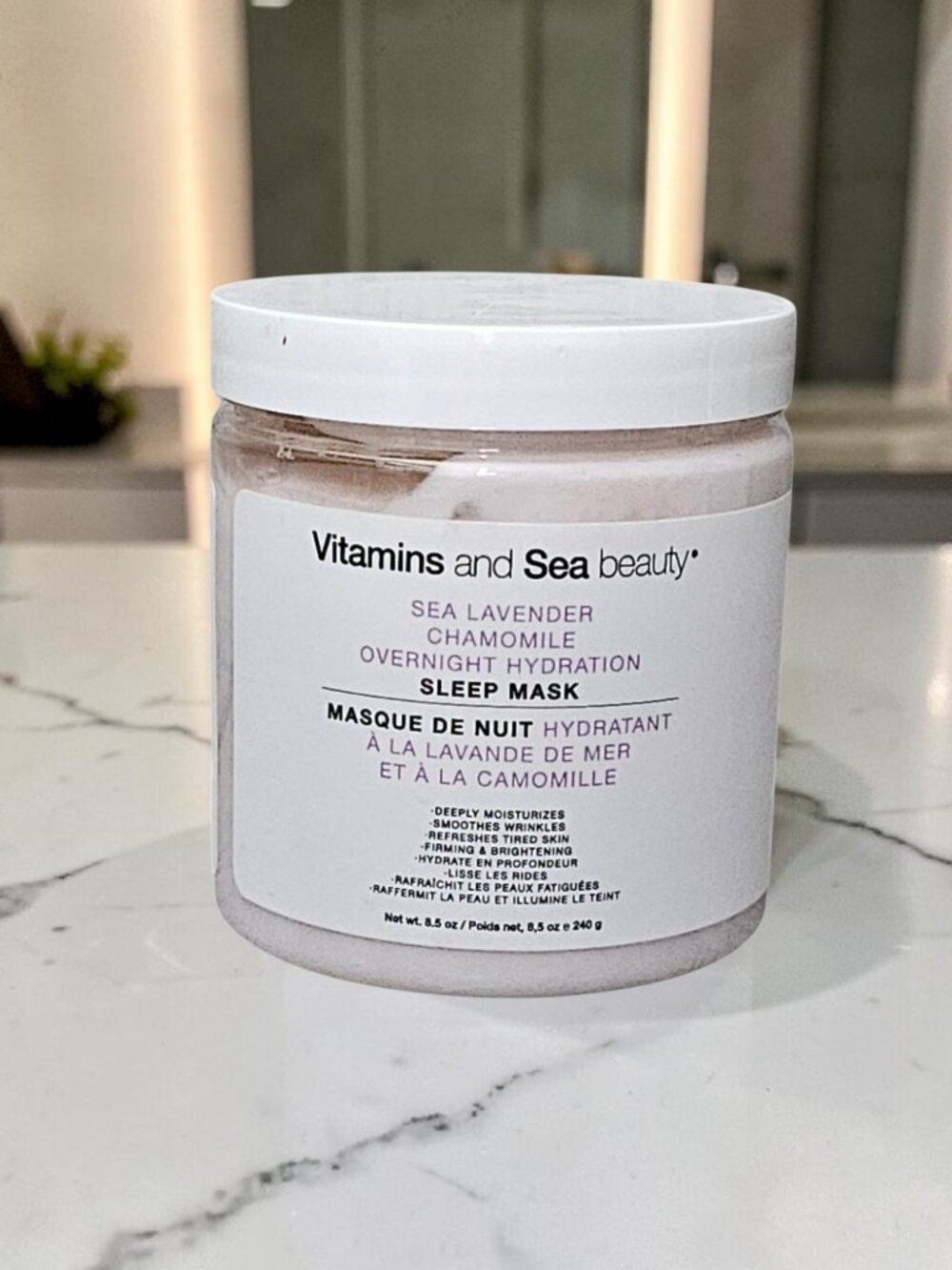 Vitamins and Sea Beauty Sea Lavender Chamomile Overnight Hydration Sleep Mask
